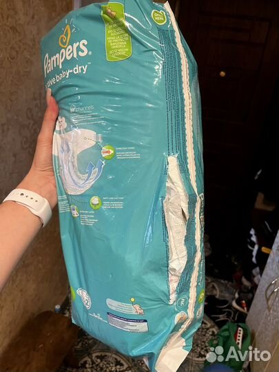 Подгузники pampers 6