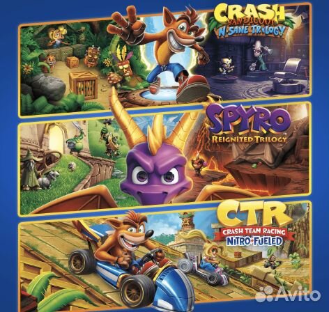Crash + Spyro Triple Play Bundle PS4&PS5