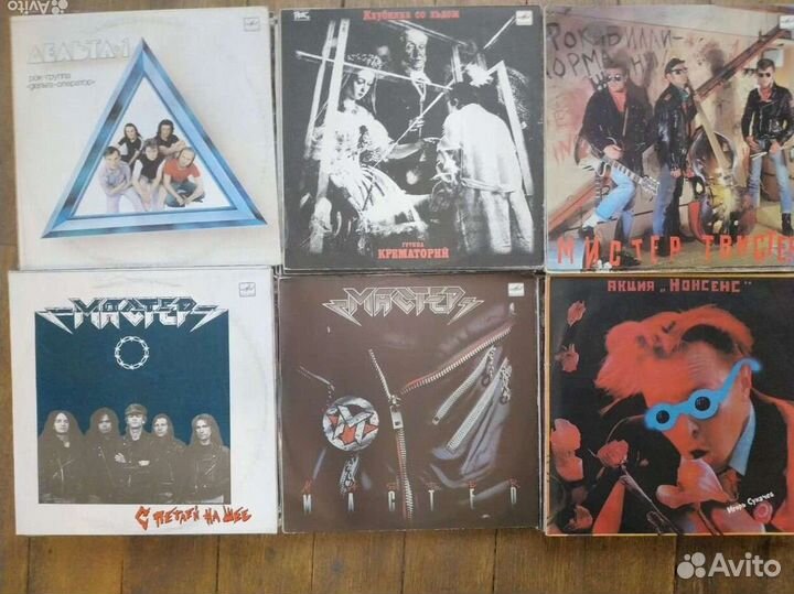 Пластинки Сукачёв, мастер и т.д