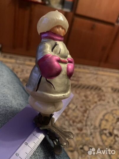 Игрушка елочная на прищепке СССР