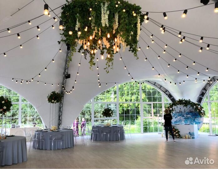 Аренда и монтаж ретро гирлянды