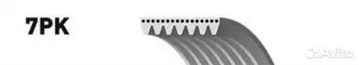 Gates 7PK1668 Ремень ручейковый 7PK1668