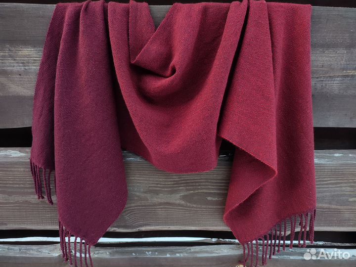 Палантин тканый 100 меринос