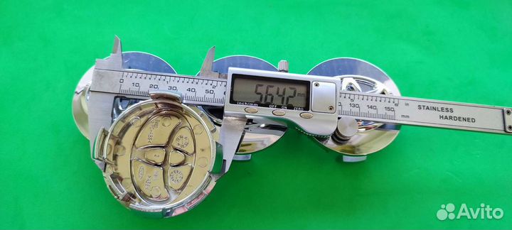 Колпачки на литые диски Toyota (хром 3D) 62mm 4шт