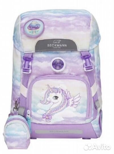 Рюкзак школьный beckmann unicorn 2в1