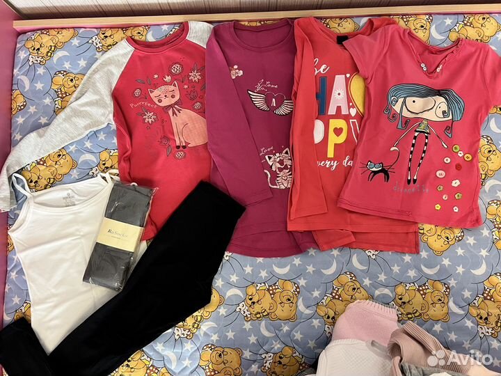 Детские вещи б/у пакетом 134р девочка