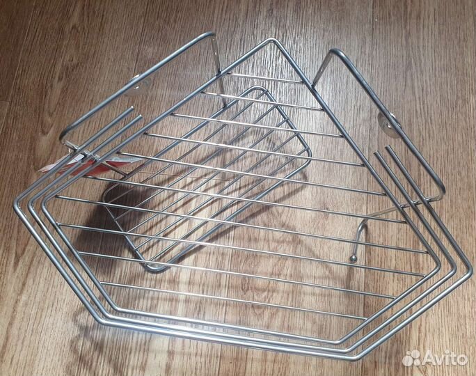 Полка угловая с мыльницей