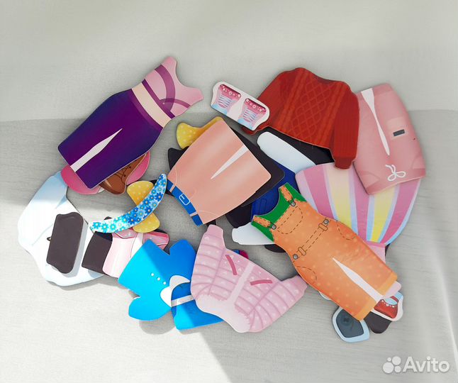 Магнитная кукла с одеждой