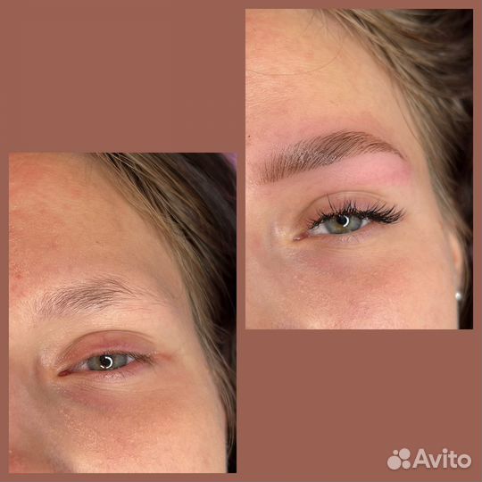 Наращивание ресниц,оформление бровей