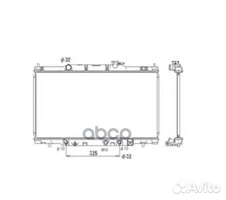 Радиатор двигателя (Al) honda CR-V 2.0 02- 5357