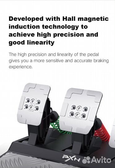 Игровой руль PXN V10 + кпп + педали (новый)