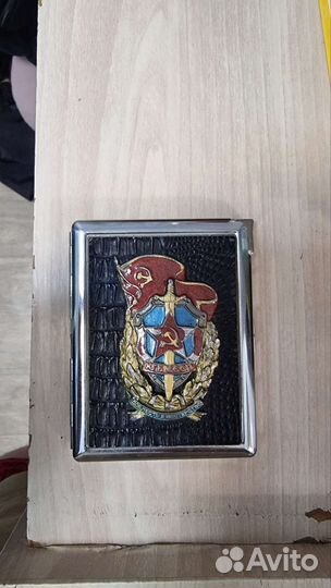 Портсигар кгб СССР с зажигалкой
