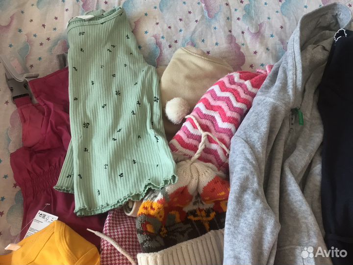 Детские вещи и игрушки пакетом для девочек 104 110