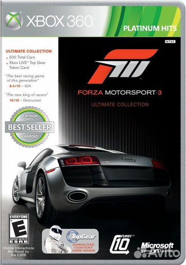 Forza Motorsport 3 Ultimate Xbox 360 рус. суб. б\у
