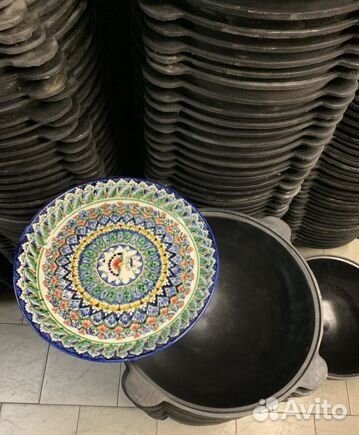 Казан чугунный Узбекский 10 л.+ печь+ ляган