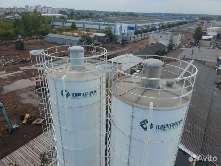 Фильтр цемента для силоса с пневмоочисткой