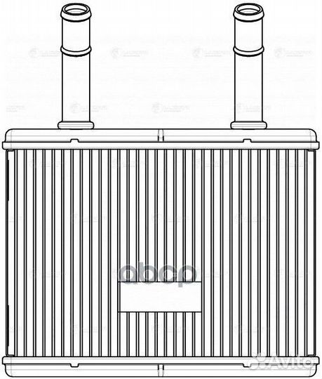 Радиатор отопителя Sollers Argo (21) /JAC N25/N35