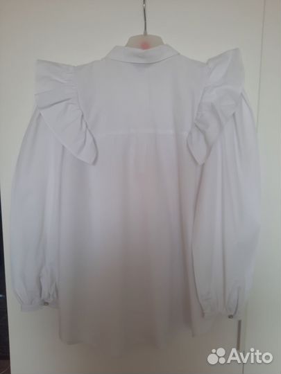 Рубашка Блузка белоснежная для школы