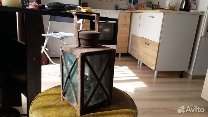 Фонарь Железнодорожный бытовой старинный СССР