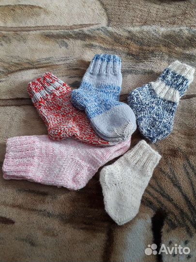 Носки вязаные