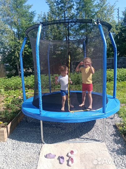 Батут с сеткой