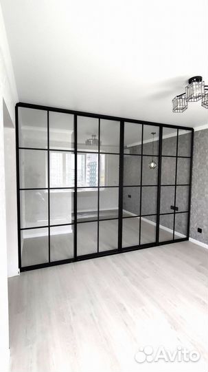 Перегородки межкомнатные стеклянные