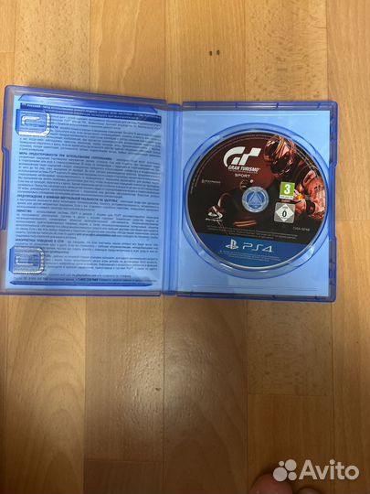 Диск на ps4 Gran turismo