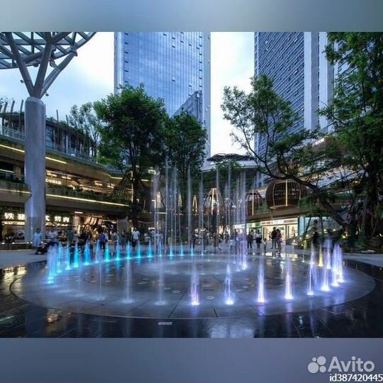 Пешеходный фонтан от производителя