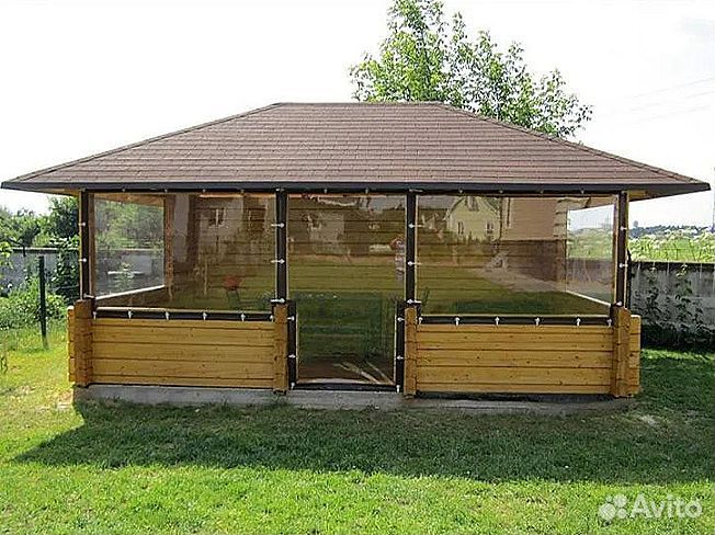 Шторы пвх для беседки