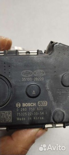 Дроссельная заслонка hyundai solaris 2