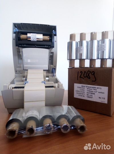 Красящая лента Воск Смола. Ribbon Wax Resin