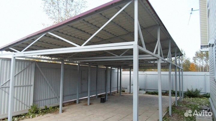 Навес из поликарбоната