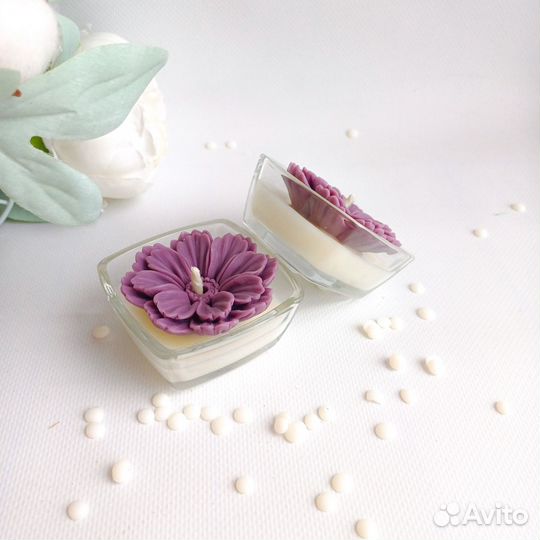 Ароматическая свеча ручной работы