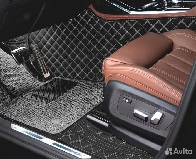 3D Коврики Audi Салон Багажник из Экокожи