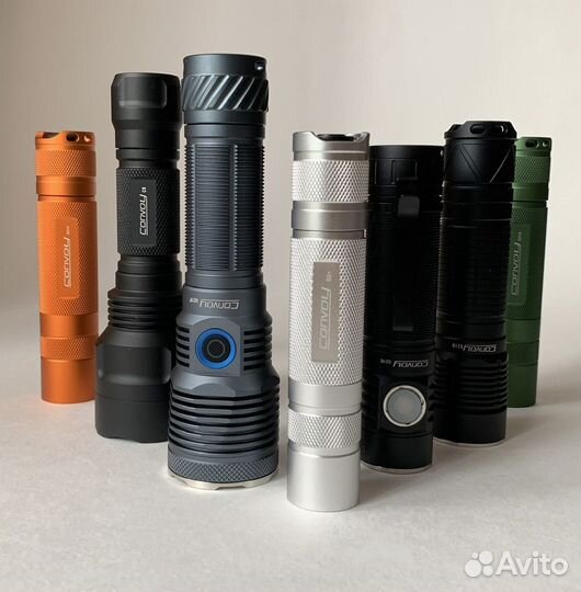 Фонари для велосипеда/рыбалки Convoy S2+/S21A/S21E