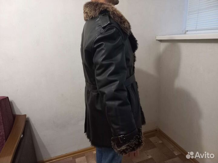 Дубленка натуральная мужская 52 54