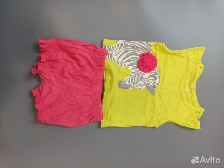 Летняя одежда для девочки пакетом 86 92 размер