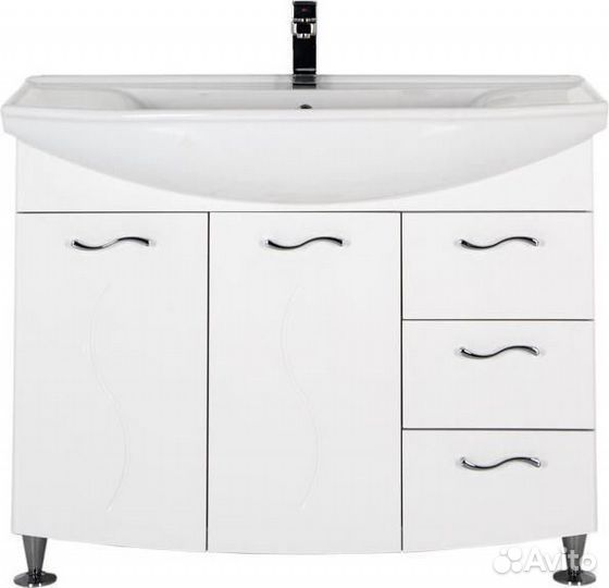 Тумба с раковиной Aquanet Моника 105