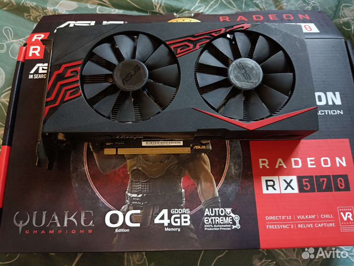 Видеокарта RX570 Asus Expedition