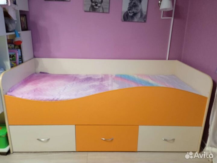 Детская мебель Фруттис (кровать+3 шкафа+матрас)