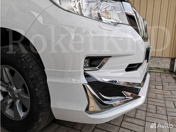 Обвес Land Cruiser Prado 150 2018+ Белый
