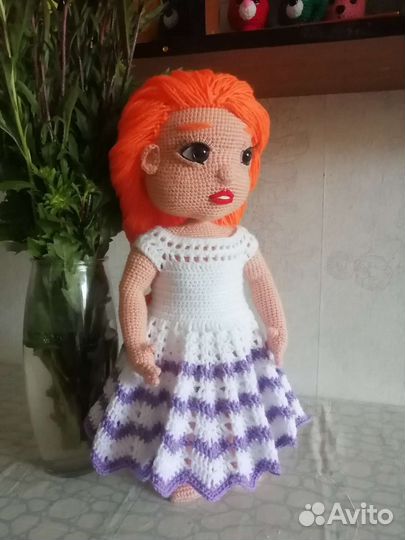 Кукла вязаная крючком