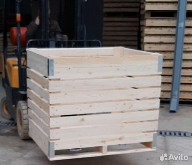 Деревянный контейнер для овощей и фруктов