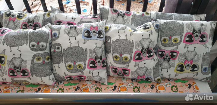 Бортики в кроватку