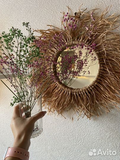 Зеркало в стиле бохо