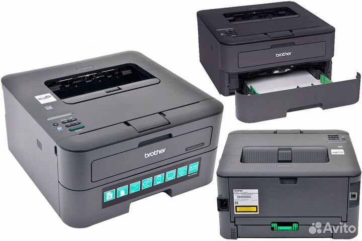 Принтер ч/б с двусторонней печатью А4 Brother HL-L