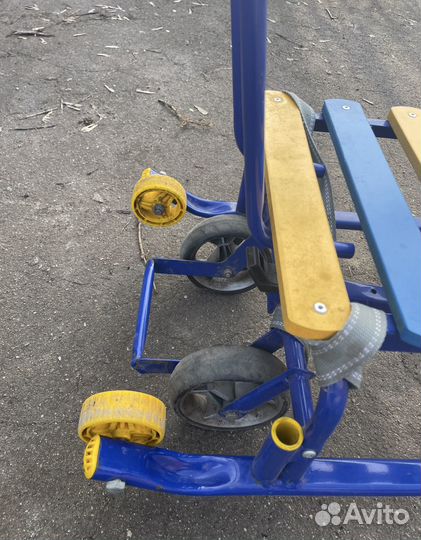 Детские санки с выдвижными колесами Тимка 5