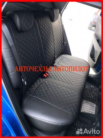 Чехлы Автопилот Chevrolet Aveo T300 из экокожи