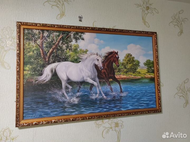 Картина маслом на холсте большая