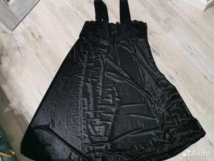 Женский халатик шёлковый с сорочкой